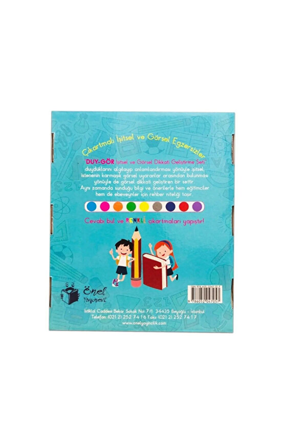 Duy-gör Işitsel-görsel Dikkat 5-6 Yaş Çocuk Eğitim Aktivite Etkinlik Seti 360 Sayfa-174 Etkinlik