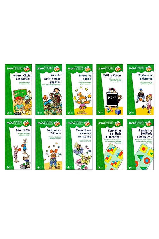 Miniyup 6 Yaş Görsel Dikkat Ve Matematiksel Zeka Geliştirme Seti