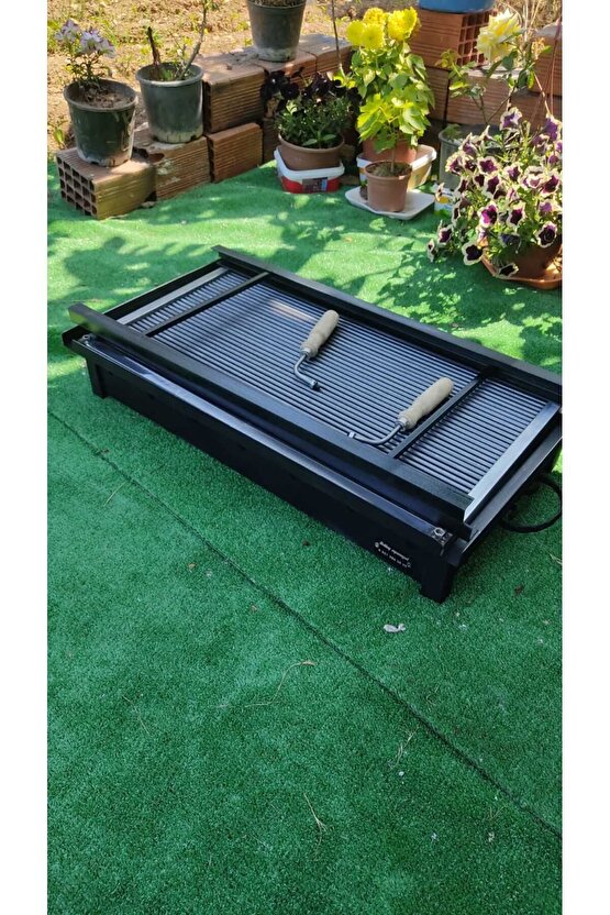 Ayaklı Demir Mangal 40x70 Yerden Yüksekliği 75 Cm Seyyar Portatif Mil Izgara AĞIR VE BÜYÜK