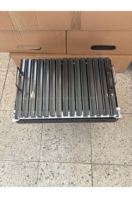 30x45 Demir Kamp Mangalı Ve Kılıf, Mangal Koruyucu Kılıf Örtü