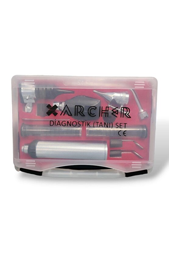 Lüx Diagnostik Set Ent Otoskop-Oftalmaskop Set