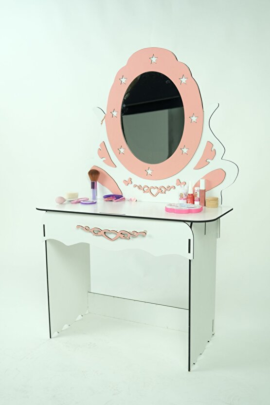 Ahşap Çocuk Makyaj Masası, Oyuncak Makyaj Masası