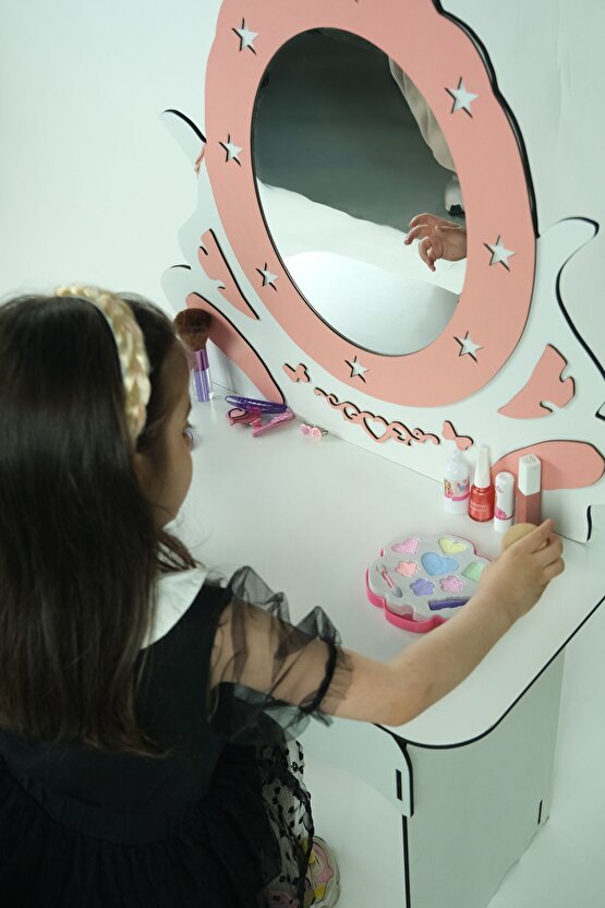 Ahşap Çocuk Makyaj Masası, Oyuncak Makyaj Masası