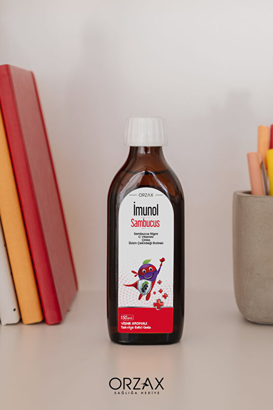 Sambucus Sanbucus Nigra C Vitamini Çinko Üzüm Çekirdeği Ekstresi 150 ml