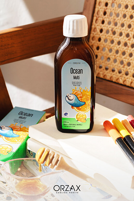 Multi Şurup Ballı Portakal Aromalı Balık Yağı 150 Ml