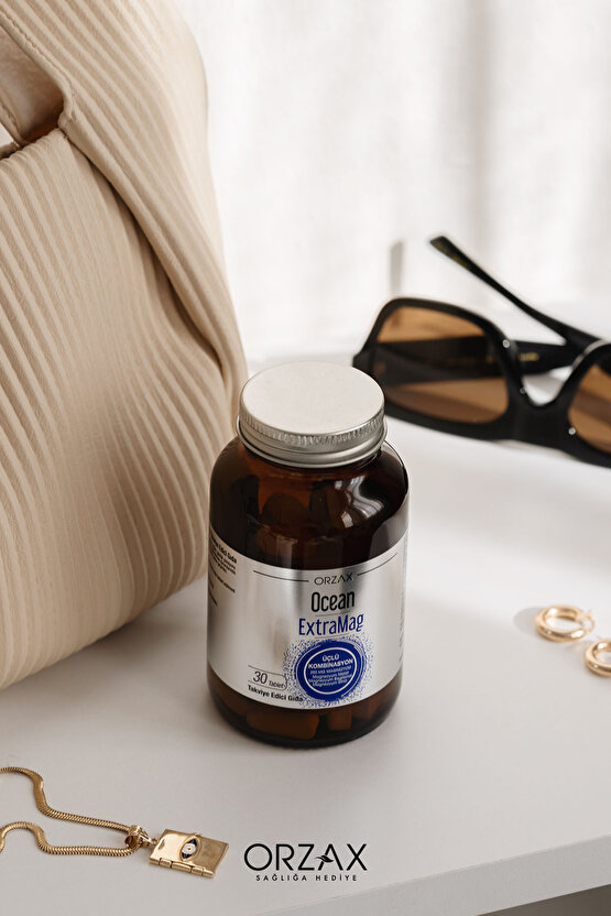 ExtraMag Üçlü Kombinasyon Magnezyum 200 mg Takviye Edici Gıda 30 Tablet