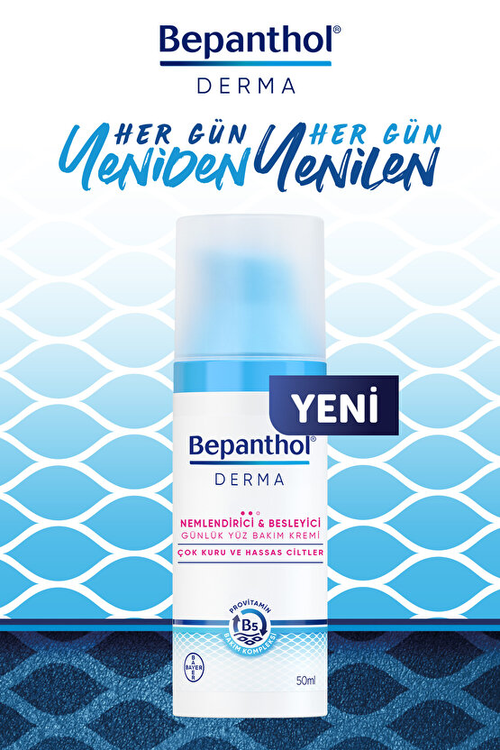 Derma Nemlendirici Besleyici Yüz Bakım Kremi 50 ml