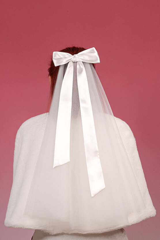 Fiyonk Gelin Duvak Gelip Kep Vualet Gelin Kep,nikah Şapkası Vualet