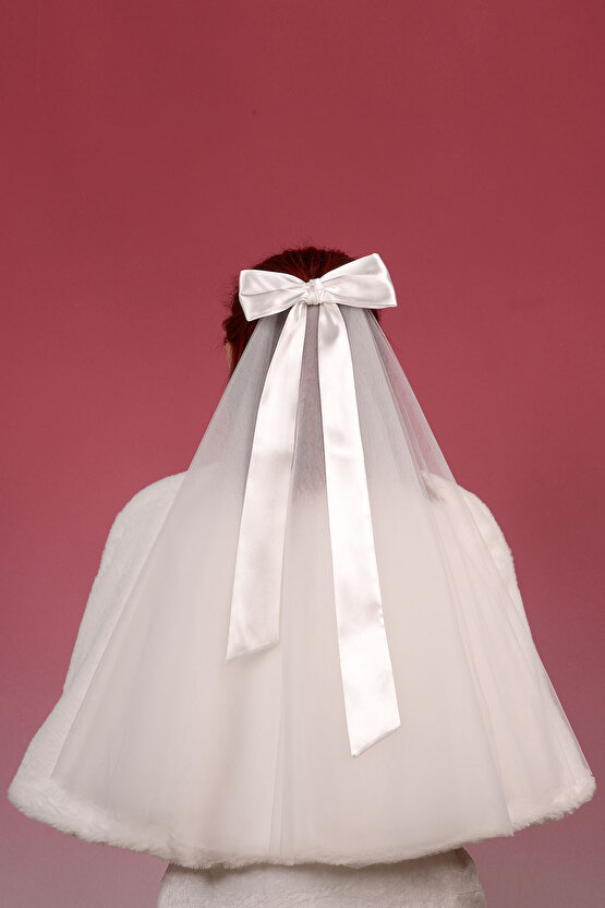 Fiyonk Gelin Duvak Gelip Kep Vualet Gelin Kep,nikah Şapkası Vualet