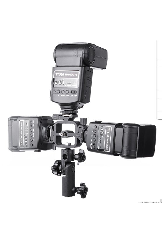 Üclü Flaş Coklayıcı Braket