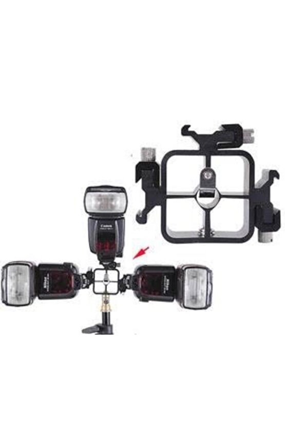 Üclü Flaş Coklayıcı Braket