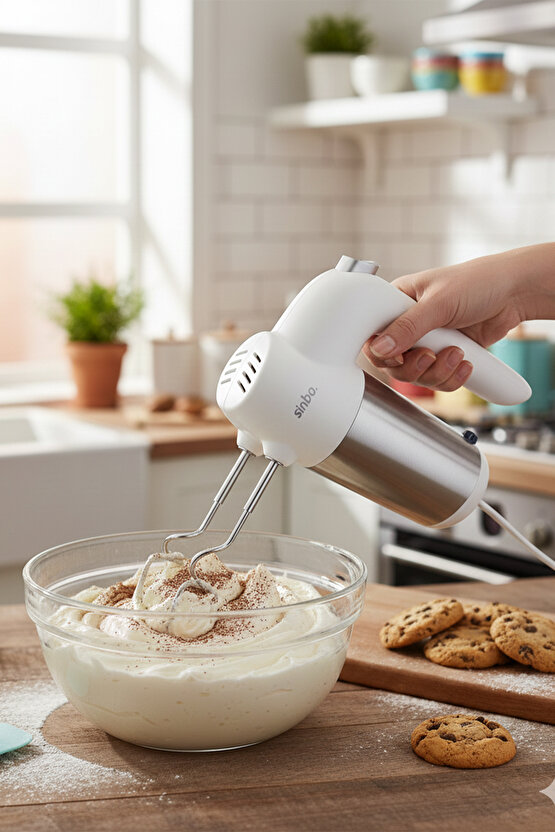 SMX-2774 El Mikseri – 200 W, 5 Kademe Hız- BEYAZ