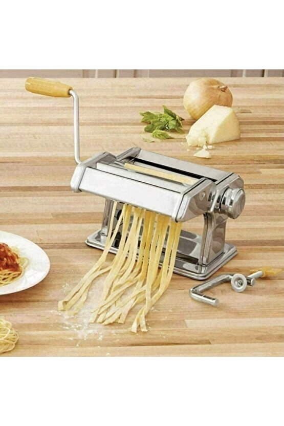 Titania İtalya Gold Imperial 2 Kesicili Manuel 180 mm Erişte Makarna Yapma Makinesi