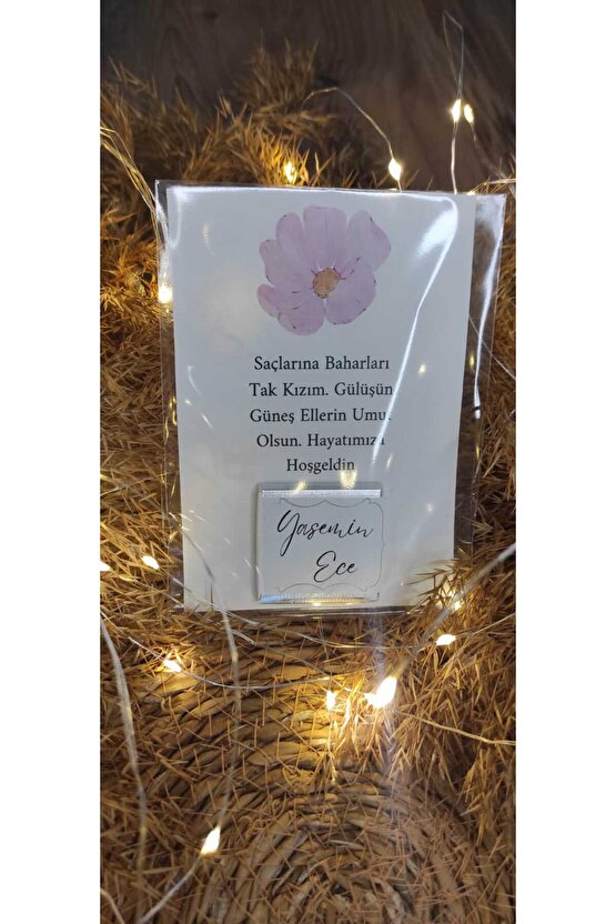 BİRGÜLCE 16 Adet Bebek Mevlüdü- Doğum Günü- Baby Shower Madlen Çikolatalı Hediyelik Anı Kartları