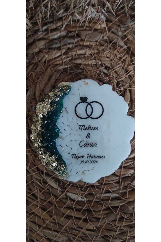 Epoksi Magnet 10 Adet Söz Nişan Kına Nikah Özel Gün