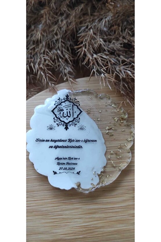 En Hayal Atölyem Epoksi Hediyelik Magnet 20 Adet Allah Lafzı Baskı-hatim Mevlüdü-kuran Mezuniyet