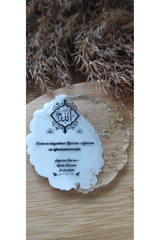 En Hayal Atölyem Epoksi Hediyelik Magnet 20 Adet Allah Lafzı Baskı-hatim Mevlüdü-kuran Mezuniyet