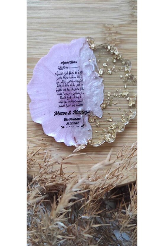 En Hayal Atölyem Epoksi Magnet 20 Adet Ayetel Kürsi Baskı-söz-nişan-nikah-kına-mevlüt