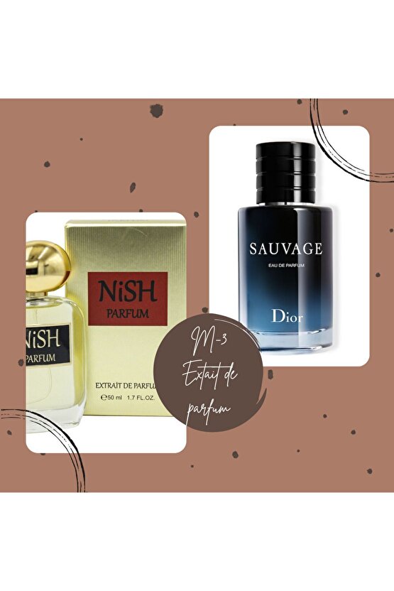 Nish Parfum M-3 Extrait De Parfum 50ml Oriental-sauvage