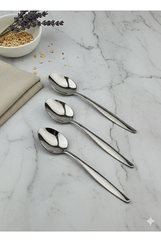 Lizbon Tatlı Kaşığı 6 Adet Paslanmaz Çelik