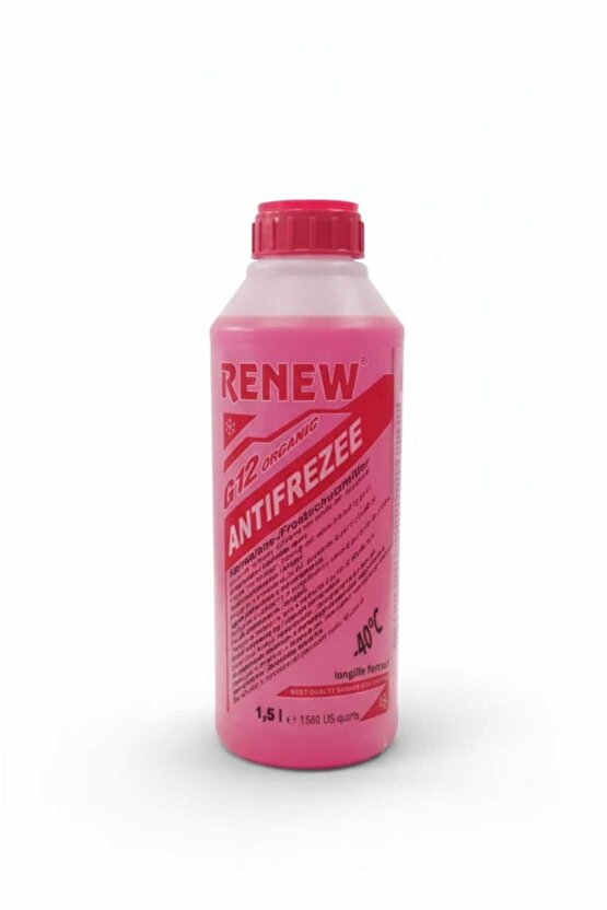 G12 Organik Kırmızı Antifriz -40 Derece 1,5 LİTRE