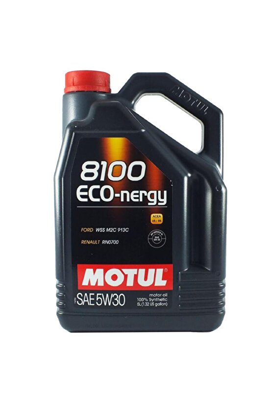 8100 Eco-Nergy SAE 5W-30 Tam Sentetik Motor Yağı 4 L