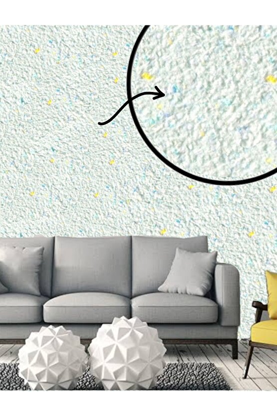 Organik Ipek Sıva - Dekoratif Yalıtım Sıvası - Ses & Isı & Nem Yalıtımı - Izo-023 - 4 M2