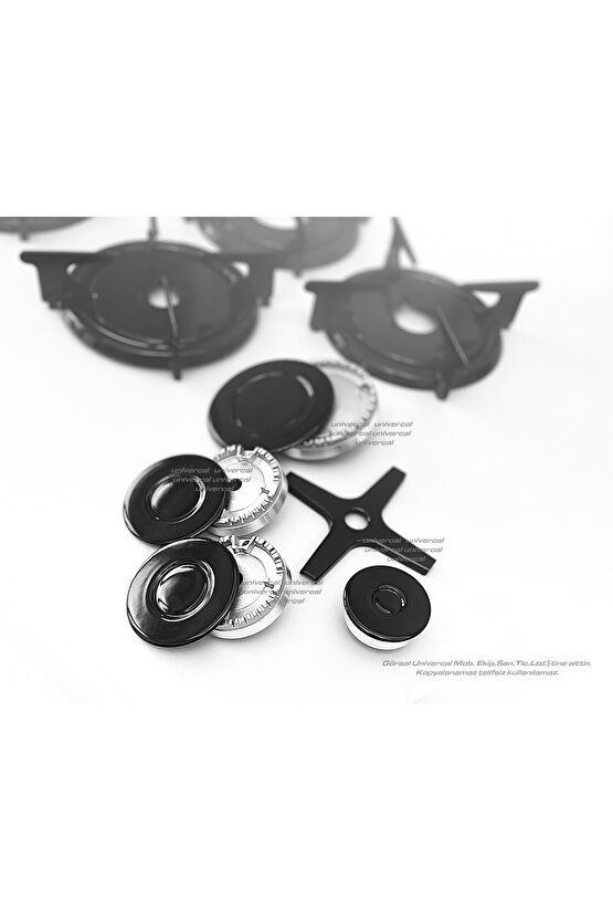 Arçelik Beko Altus Cam Ocak Izgara Set Üstü Bek Takımı Parlak Emaye 32 Parça