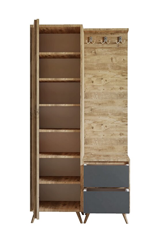 Gizz Portmanto Atlantik Çam-antrasit