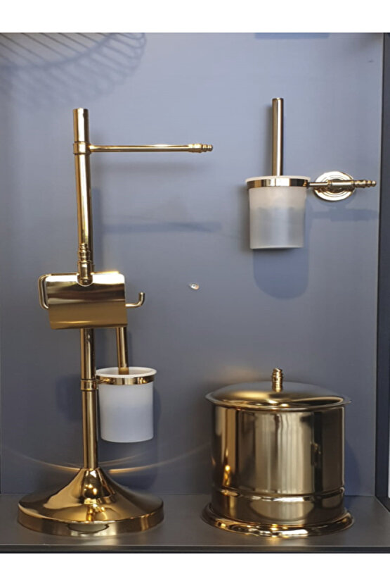 BELİNZA DELTA ALTIN TUVALET FIRÇALIK 50631-A