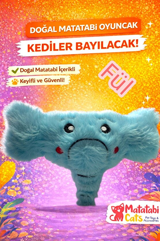 FÜL Peluş Kedi Oyuncağı – Doğal Matatabi li,Dayanıklı,Kediler İçin Eğlenceli Oyuncak