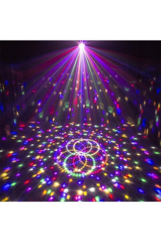 Led Magıc Cristal Sihirli Küre Bluetoothlu Kumandalı Usb Girişli Parti Ve Disko Topu