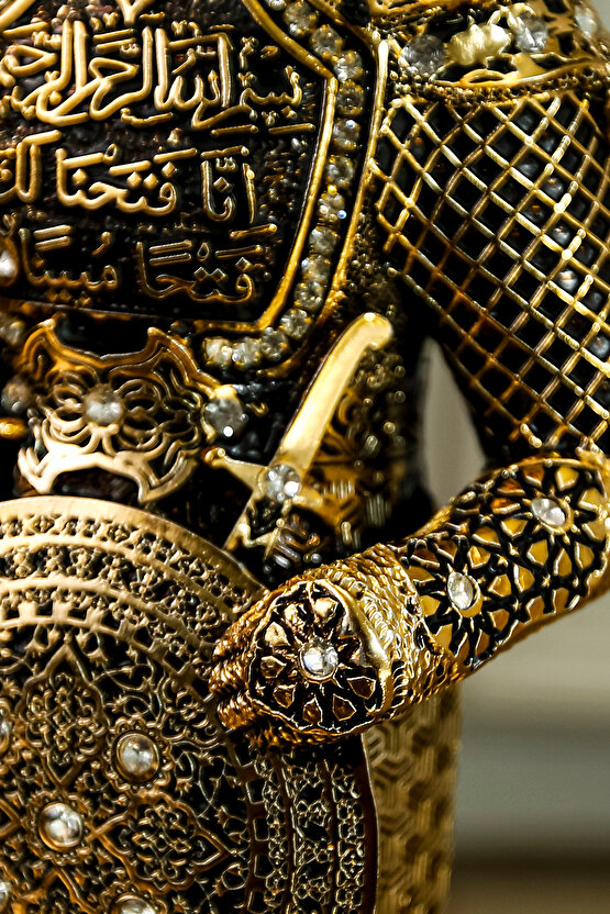 Ofis Hediyesi Ofis Dekor Biblo Osmanlı Zırh Asker Dekoratif Figür Armağan Obje Süs Dekorasyon