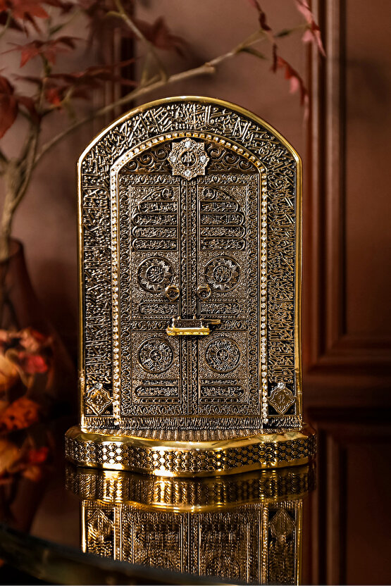LÜKS BİBLO AYETEL KÜRSİ İŞLEMELİ KABE KAPISI DEKORATİF OBJE