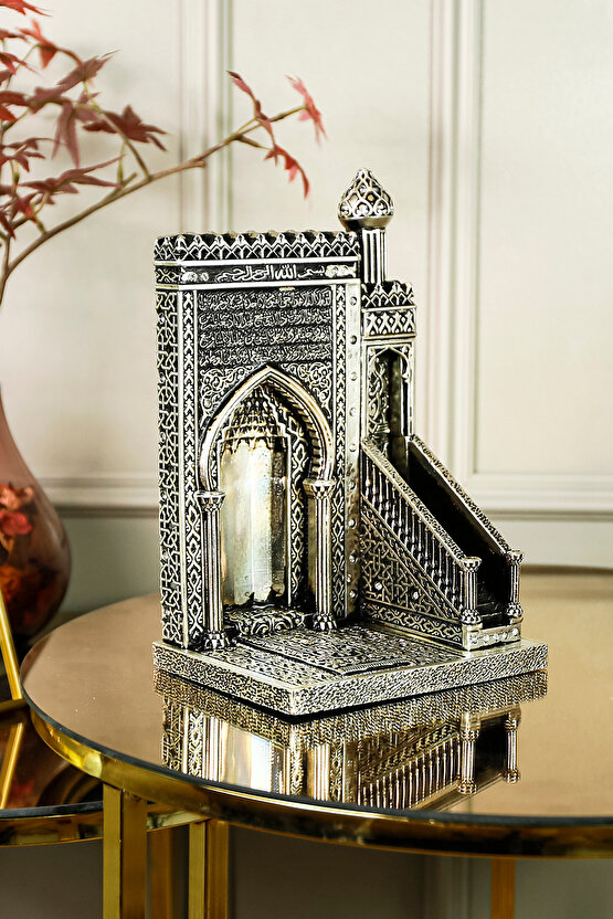 BİBLO HEDİYELİK OBJE MİHRAP MİNBER LÜKS DEKORATİF SÜS
