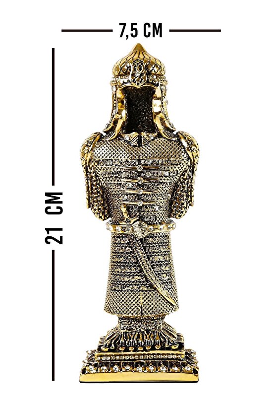 Osmanlı Zırh Biblo Dekoratif Obje Süs Hediyelik Aksesuar