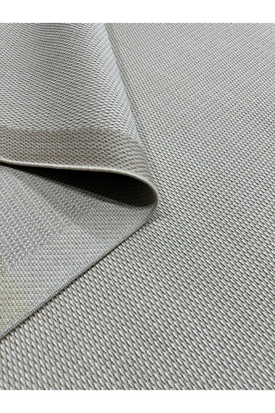 Kolay Temizlenen Yıkanabilir Kaymaz Dokuma Taban Bordürlü Sisal Halı