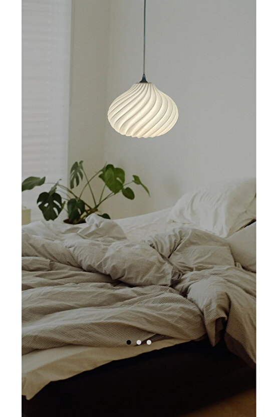 Yummy Beyaz Avize Yatak Odası,mutfak,oturma Odası Tasarım Tekli Sarkıt Avize (PLASTİK)