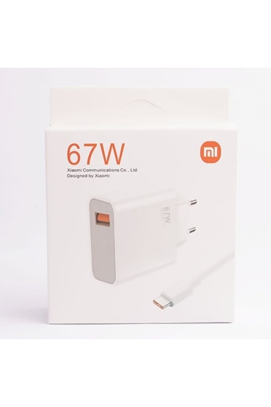 Xiaomi Mi 11 67 Watt Orjinal Turbo Şarj Cihazı Redmi Mi 6a Type-c Data Kablo + Myd-12-eh