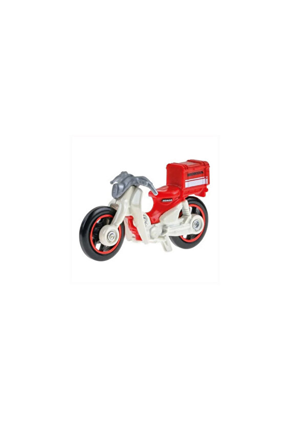 164 Ölçek Tekli Regular Arabalar HKG43 Hw Moto  Honda Super Cub Custom Kırmızı