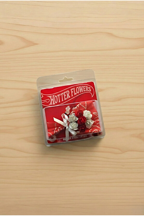 Minik Buket Özel Tasarım Kırmızı Beyaz Gül Buketi Koleksiyonluk