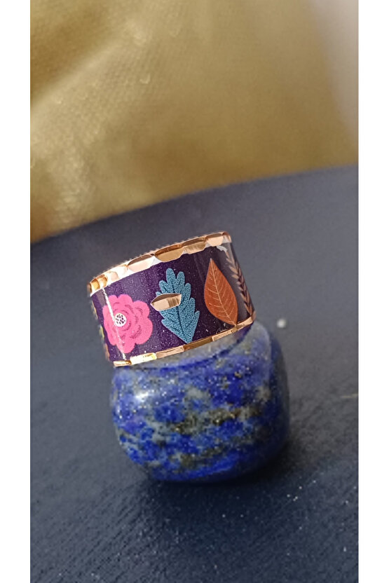 Bakir Yüzük Desenli Genislik 12mm Kalınlık 1mm