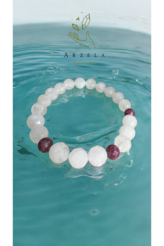 Doğal Taş KUVARS YAKUT BİLEKLİK