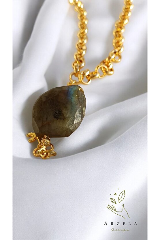 Doğal Taş LABRODİT KOLYE