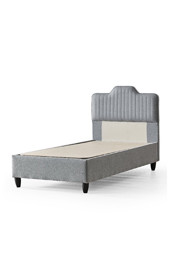 Menekşe Modeli Tek Kişilik Antibakteriyel Full Ortopedik Yatak, Baza ve Başlık 3 lü Set