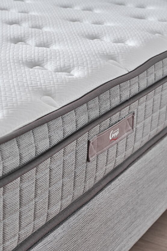 Melisa Tek Kişilik Full Ortopedik Visco Yatak Antibakteriyel ve Paket Yaylı Sistem