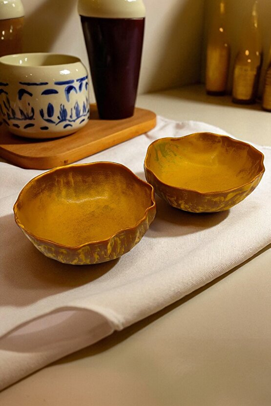 Wood 14cm Porselen Çukur Kase