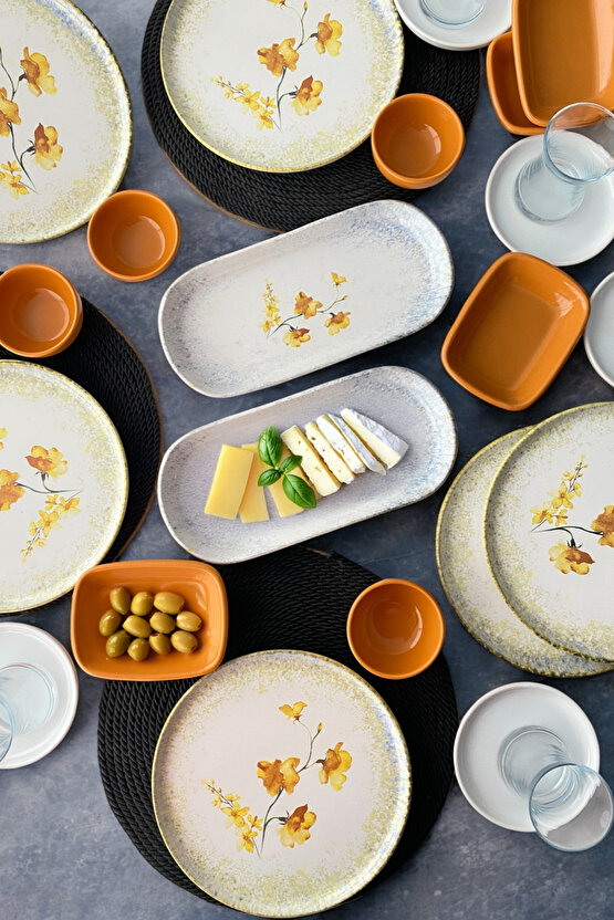 Hercai 28 Parça 6 Kişilik Kahvaltı Takımı