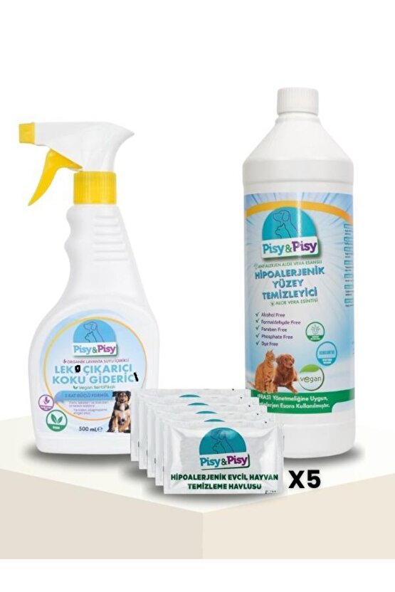 PİSY&PİSY EVCİL HAYVAN TEMİZLEME KİTİ 3