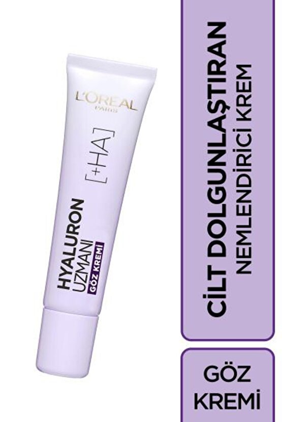 LOréal Paris Hyaluron Uzmanı Cilt Dolgunlaştıran Nemlendirici Krem Göz